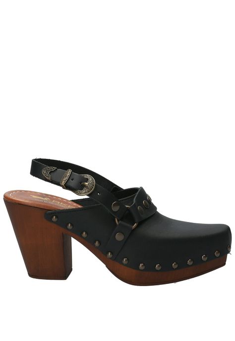 Sueco Cuero Mujer Salermo Negro-0