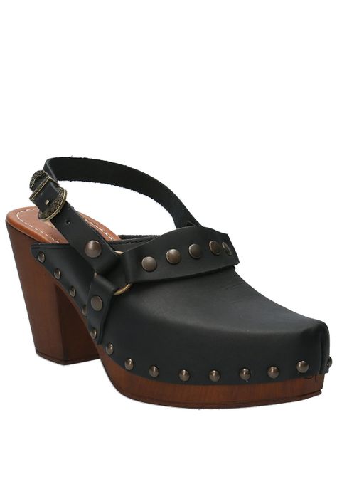 Sueco Cuero Mujer Salermo Negro-1