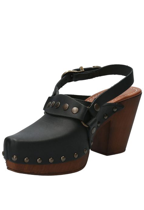 Sueco Cuero Mujer Salermo Negro-4