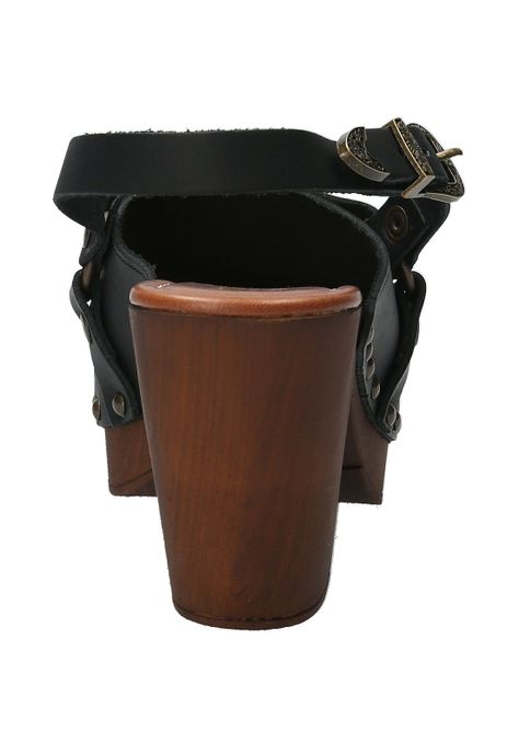 Sueco Cuero Mujer Salermo Negro-6