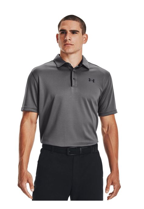 Polera Hombre Tech Polo Gris-3