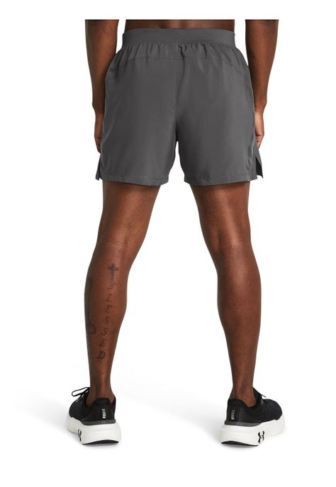 Shorts UA Launch de 5" para hombre Gris-4