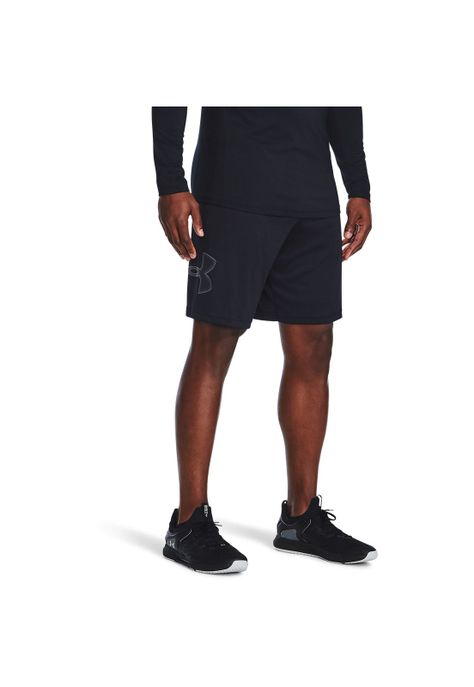 Shorts UA Tech™ Graphic para hombre Negro-0