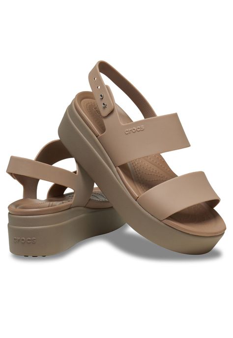Sandalia Mujer Brooklyn Low Wedge Café-3