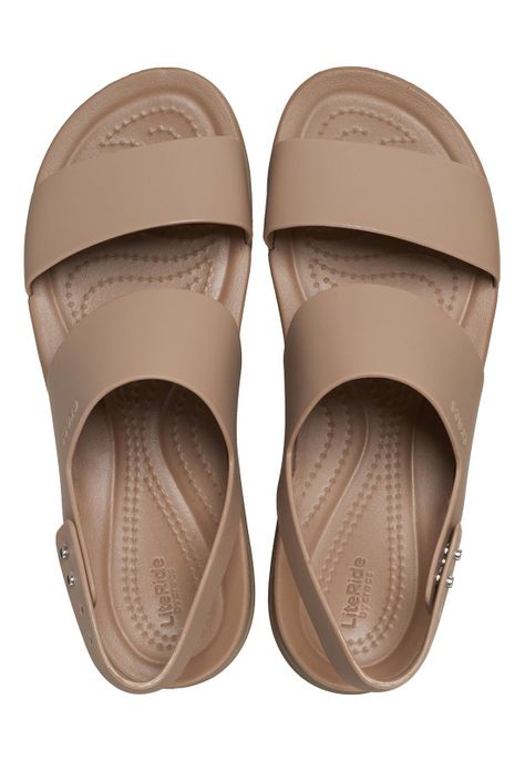 Sandalia Mujer Brooklyn Low Wedge Café-4