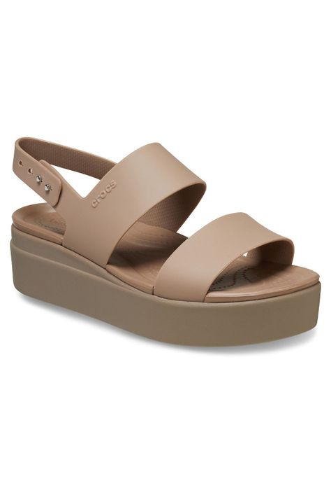 Sandalia Mujer Brooklyn Low Wedge Café-6