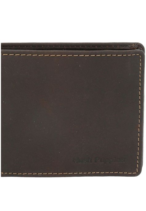 Billetera Cuero Hombre Th Simple Café-4