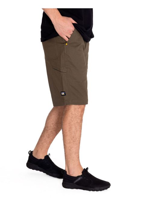 Short Hombre Stretch Canvas Utility Short Verde-1