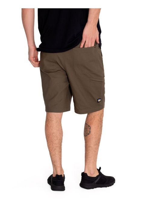 Short Hombre Stretch Canvas Utility Short Verde-3