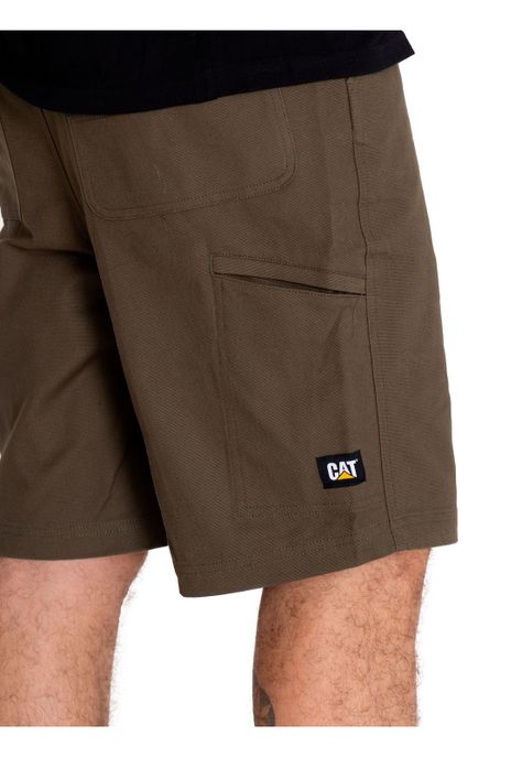 Short Hombre Stretch Canvas Utility Short Verde-4