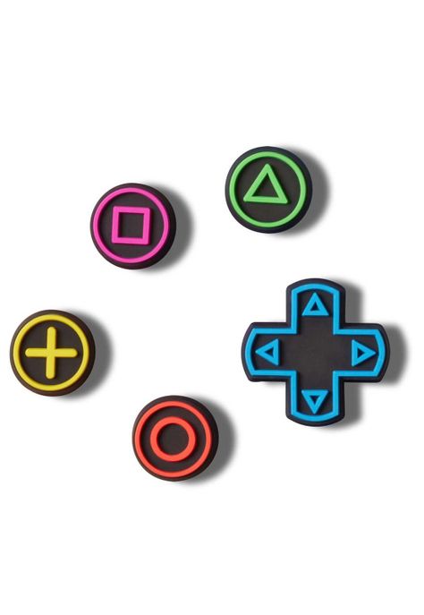 Jibbitz Crocs Pack Gamer Pack De 5 Blanco-0