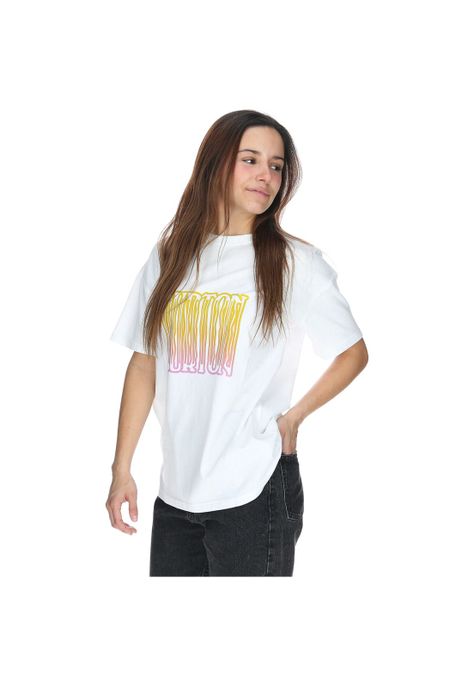 Polera M/C Mujer Luv Blanco-1