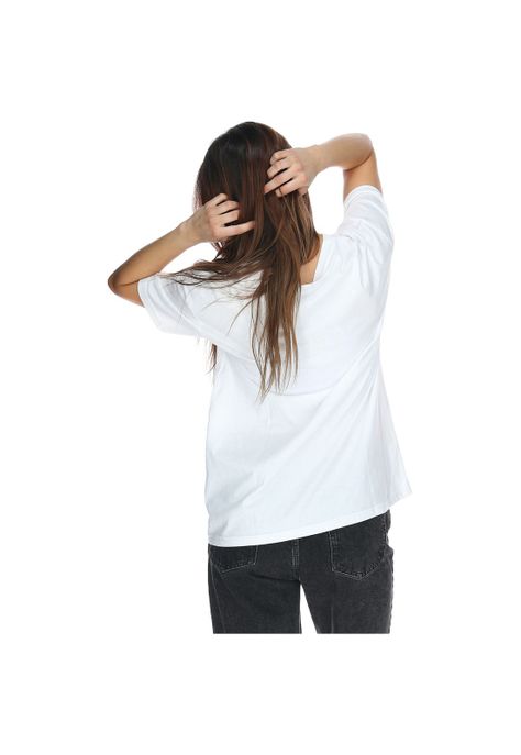 Polera M/C Mujer Luv Blanco-2