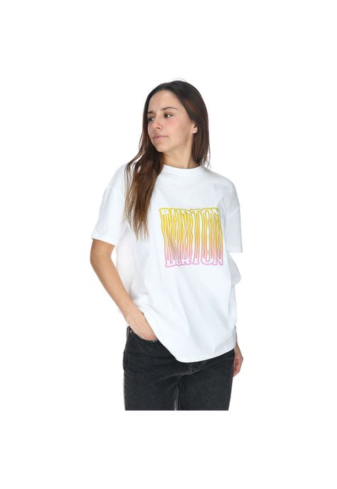 Polera M/C Mujer Luv Blanco-4