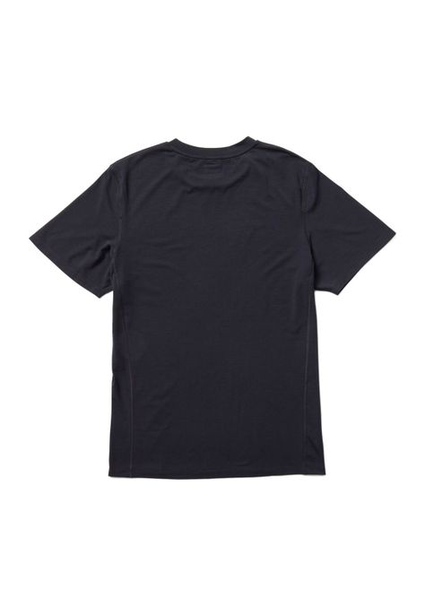 Polera Manga Corta Hombre Tencel Negro-1