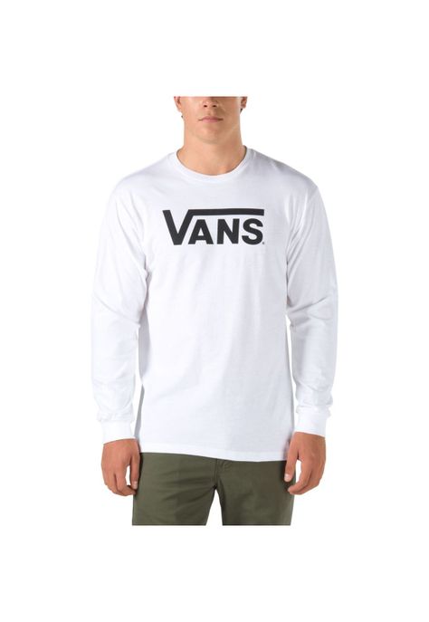 Polera M/C Hombre MN CLASSIC LS Blanca-0