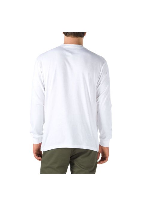 Polera M/C Hombre MN CLASSIC LS Blanca-1