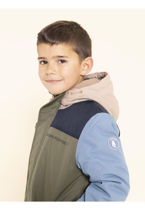 Parka Waterproof Silvestre Niño Verde-3