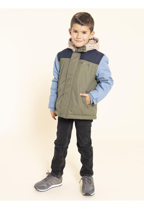 Parka Waterproof Silvestre Niño Verde-5