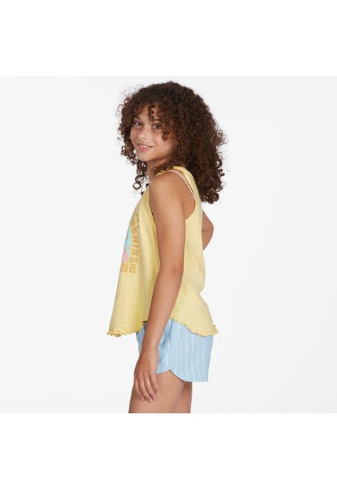 Polera S/M Niña Sun Child G Tees Amarillo-1