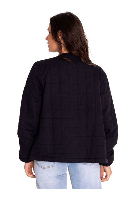 Chaqueta Mujer Heritage Lightweight Quilted Negro-3