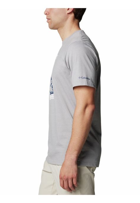 Polera Hombre Csc Seasonal Logo Gris-1