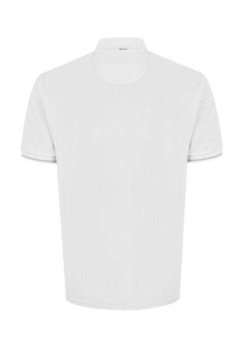 Polera Algodón Orgánico Blanco Mitchell Hombre -1