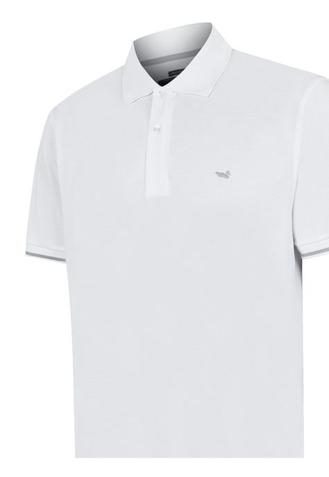 Polera Algodón Orgánico Blanco Mitchell Hombre -3