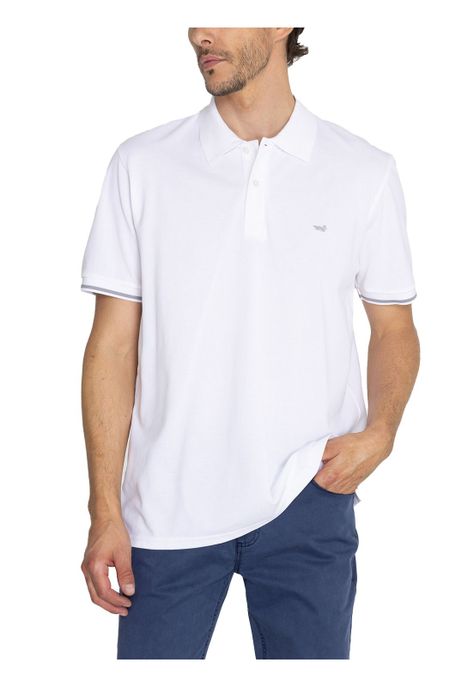 Polera Algodón Orgánico Blanco Mitchell Hombre -4