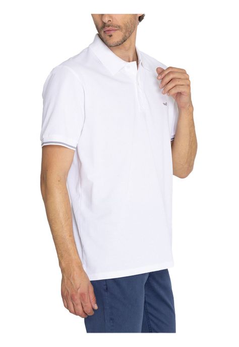 Polera Algodón Orgánico Blanco Mitchell Hombre -5