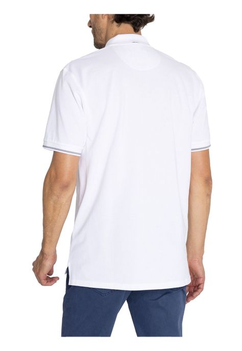 Polera Algodón Orgánico Blanco Mitchell Hombre -7