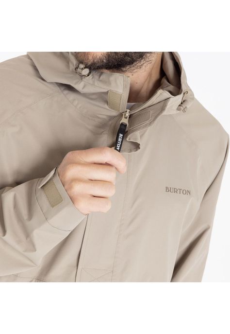 Chaqueta Cortaviento Shelter Beige Hombre-3