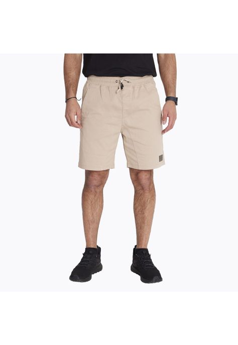 Short Short Cotton Cord Beige Hombre-0