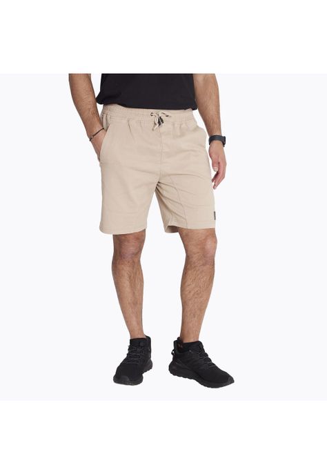 Short Short Cotton Cord Beige Hombre-1