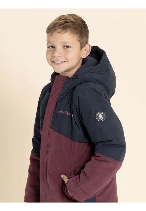 Parka Waterproof Optimus Niño Rojo-1