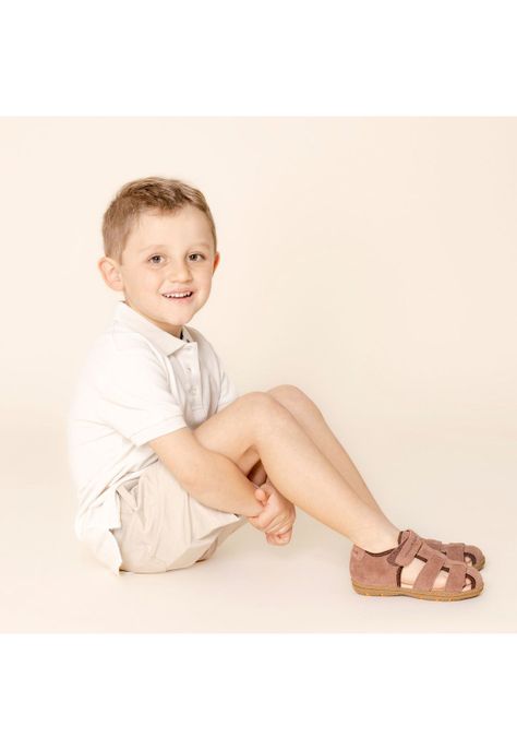 Sandalia Cuero New Coconut 26-29 Tan Niño-1