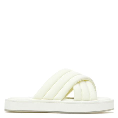 Sandalia Mujer Sunshine Slide Vainilla-1