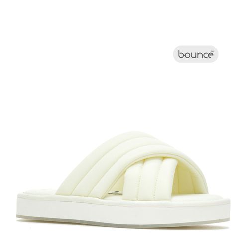 Sandalia Mujer Sunshine Slide Vainilla-0