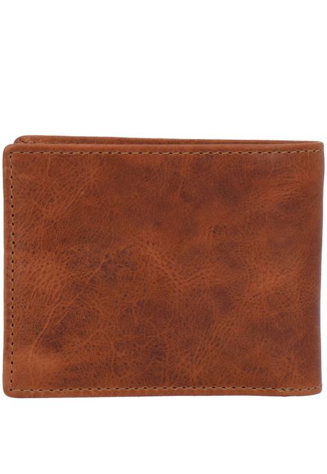 Billetera Cuero Hombre Om Simple Café-1