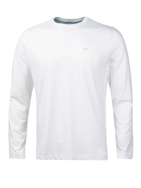Polera Algodón Orgánic Hombre Basiclong Blanco-0