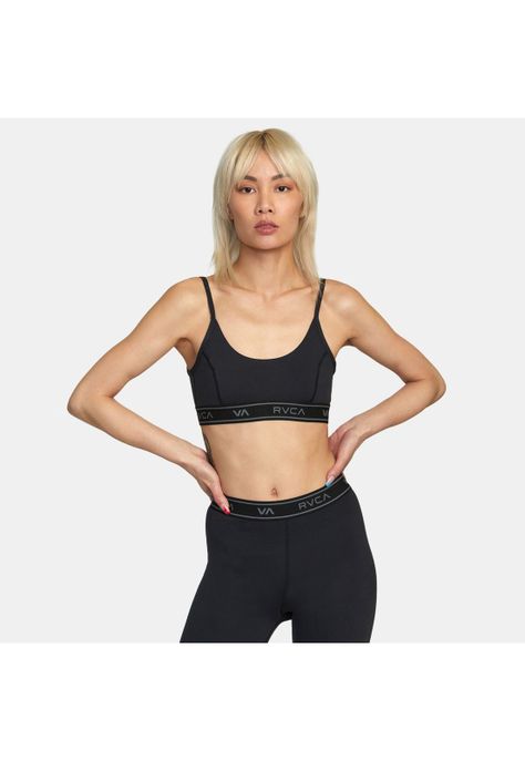 Peto Deportivo Mujer Base Bra J Tops Negro-0