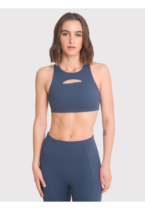 Peto deportivo Mujer Rose Azul-1