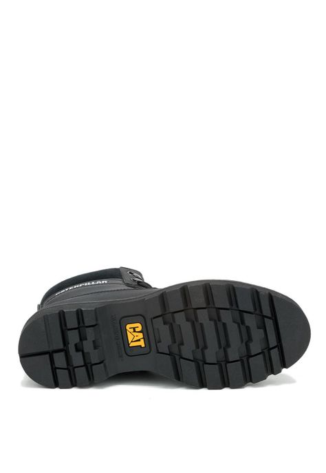 Botin Impermeable Cuero Mujer Colorado Galosh Negro-7