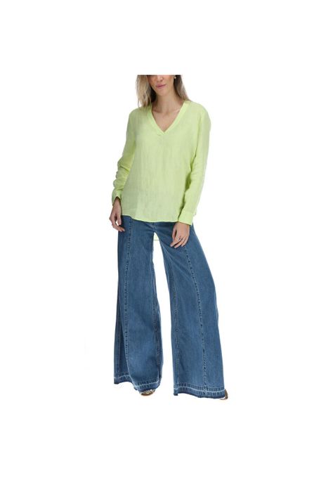 Blusa Manga Larga Mujer Lio Lima-4