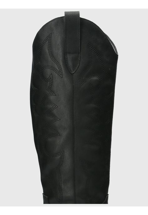 Bota vaquera Cuero Mujer Webber Negro-7