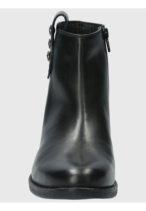Botin Cuero Mujer Elder Negro-3
