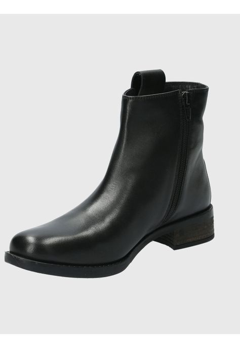 Botin Cuero Mujer Elder Negro-4