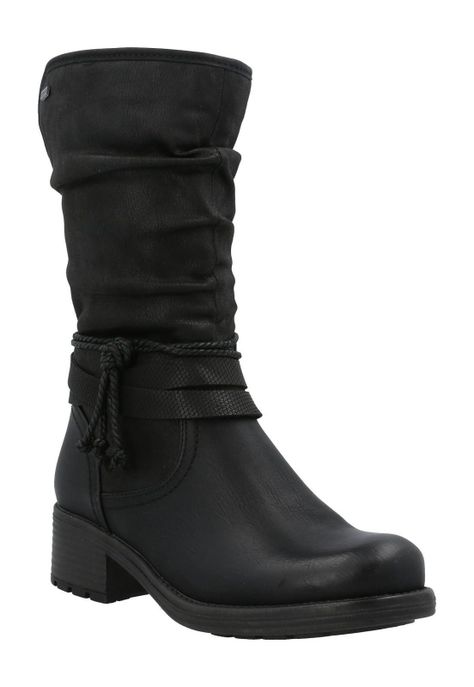 Bota Agliani Mujer Negro-0