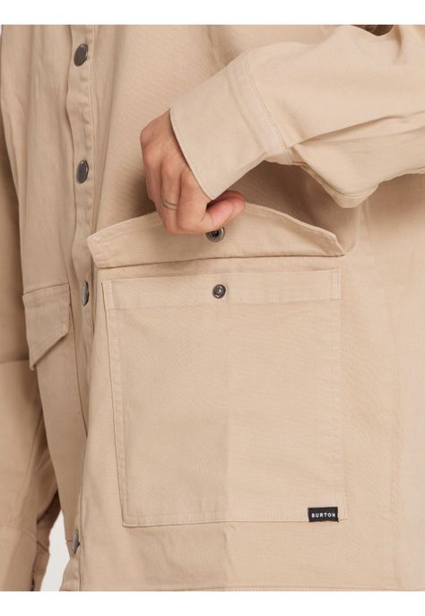 Camisa Manga Larga Hombre Beige-4