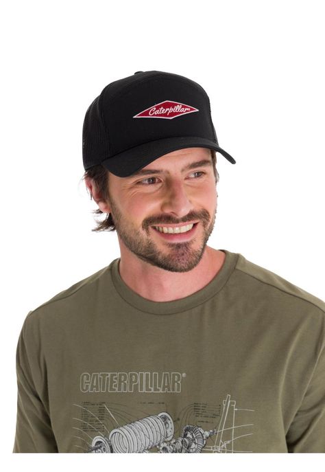 Jockey Hombre Diamond 7-Panel Mesh Back Negro-0